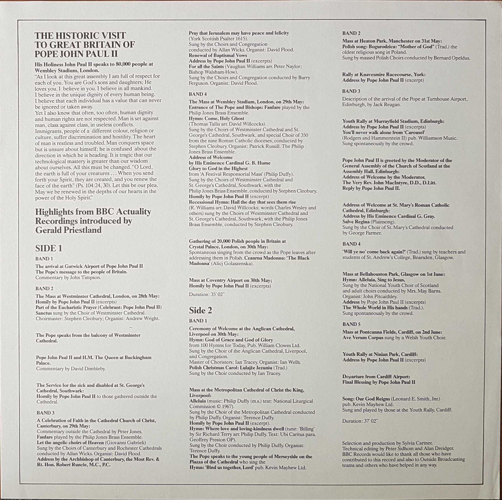 Inserts from REB 445